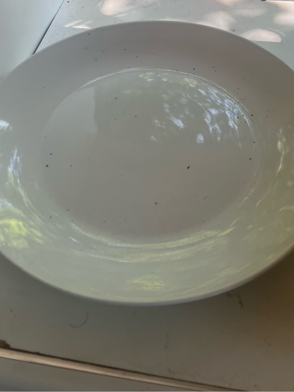 White Ceramic Dinner Bowl - Classic Home Dining